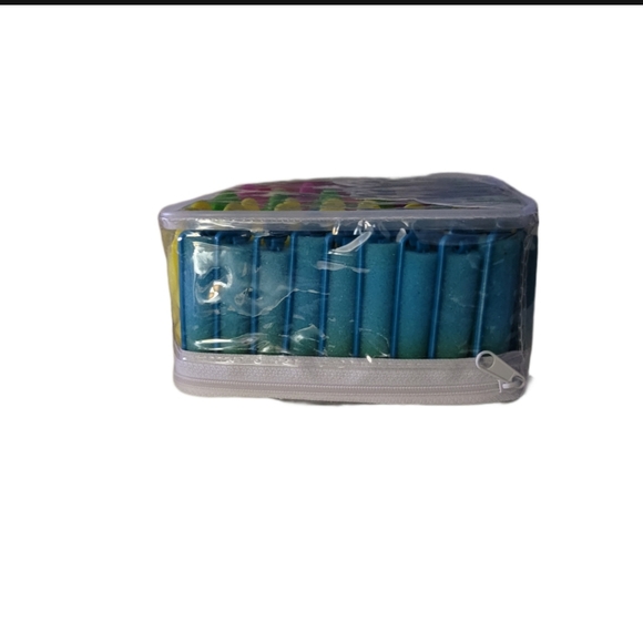 Conair Essentials Foam Rollers/Curlers 48 Neon Rollers 18 White Never Used - Picture 6 of 11